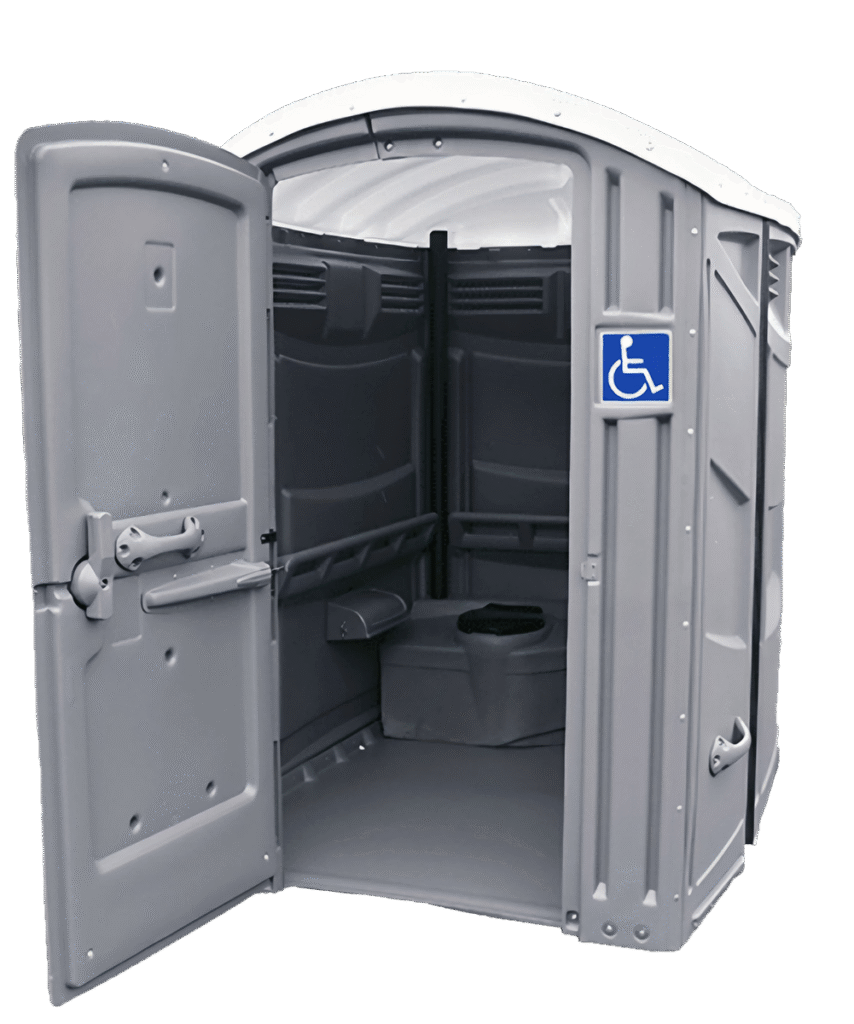 ADA Portable Restroom inside