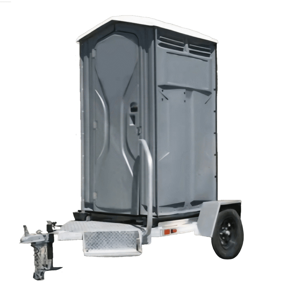 Portable Restroom on Trailer